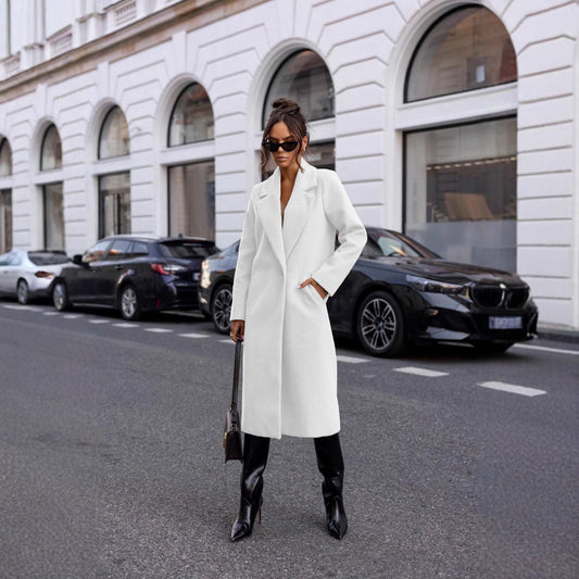 Mid-length Woolen Coat