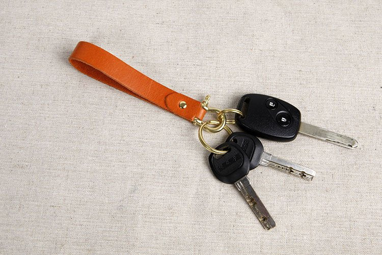Handcrafted Ultra-Strong Leather Keychain