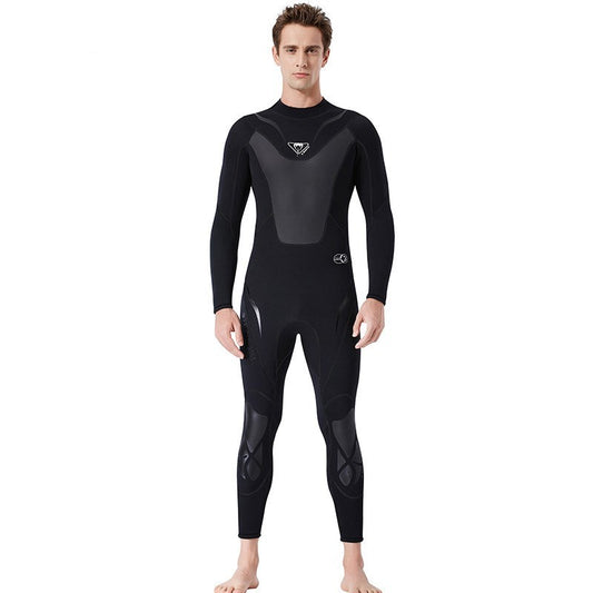 Long-sleeved windsurfing winter bathing suit