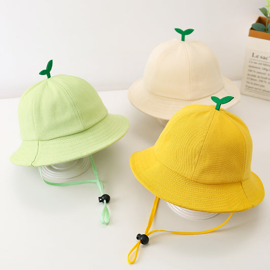 Removable Face Shield Baby Fisherman Hat
