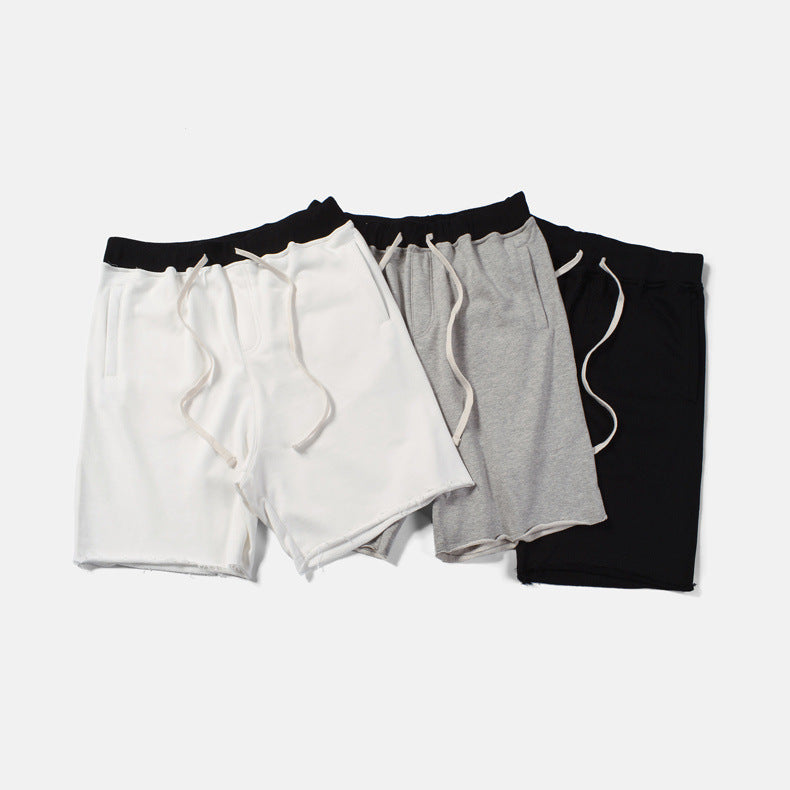 High Street Style Plain Loose Edge Shorts