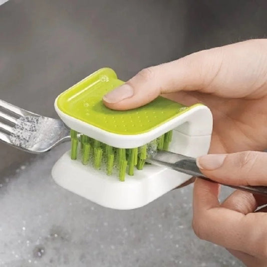 U-Shaped Knife And Cutlery Cleaner Brush Home Kitchen Cleaning Brushes