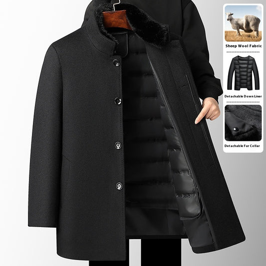 Men's Wool Overcoat