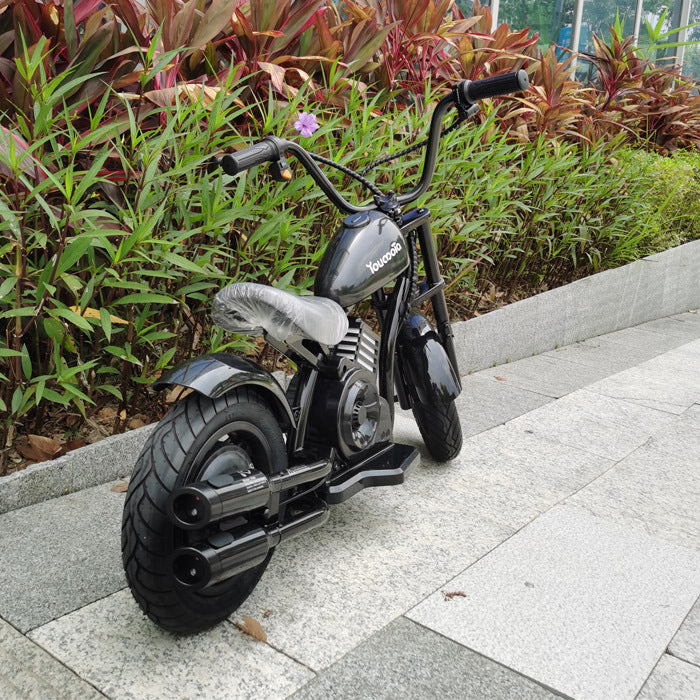 Electric Bike With LED Lights, Motorcycle Sound, Drum Brake, Handbrake