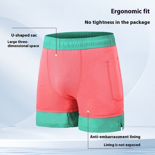 Anti-embarrassment Swimsuit Quick-drying Beach Pants Men's Plus Size