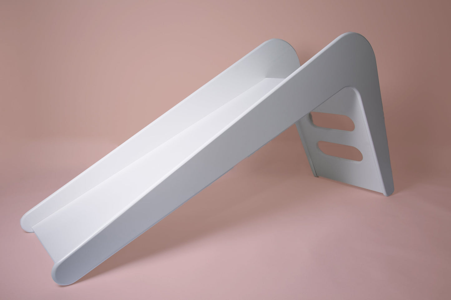 Timeless White Wooden Indoor Slide