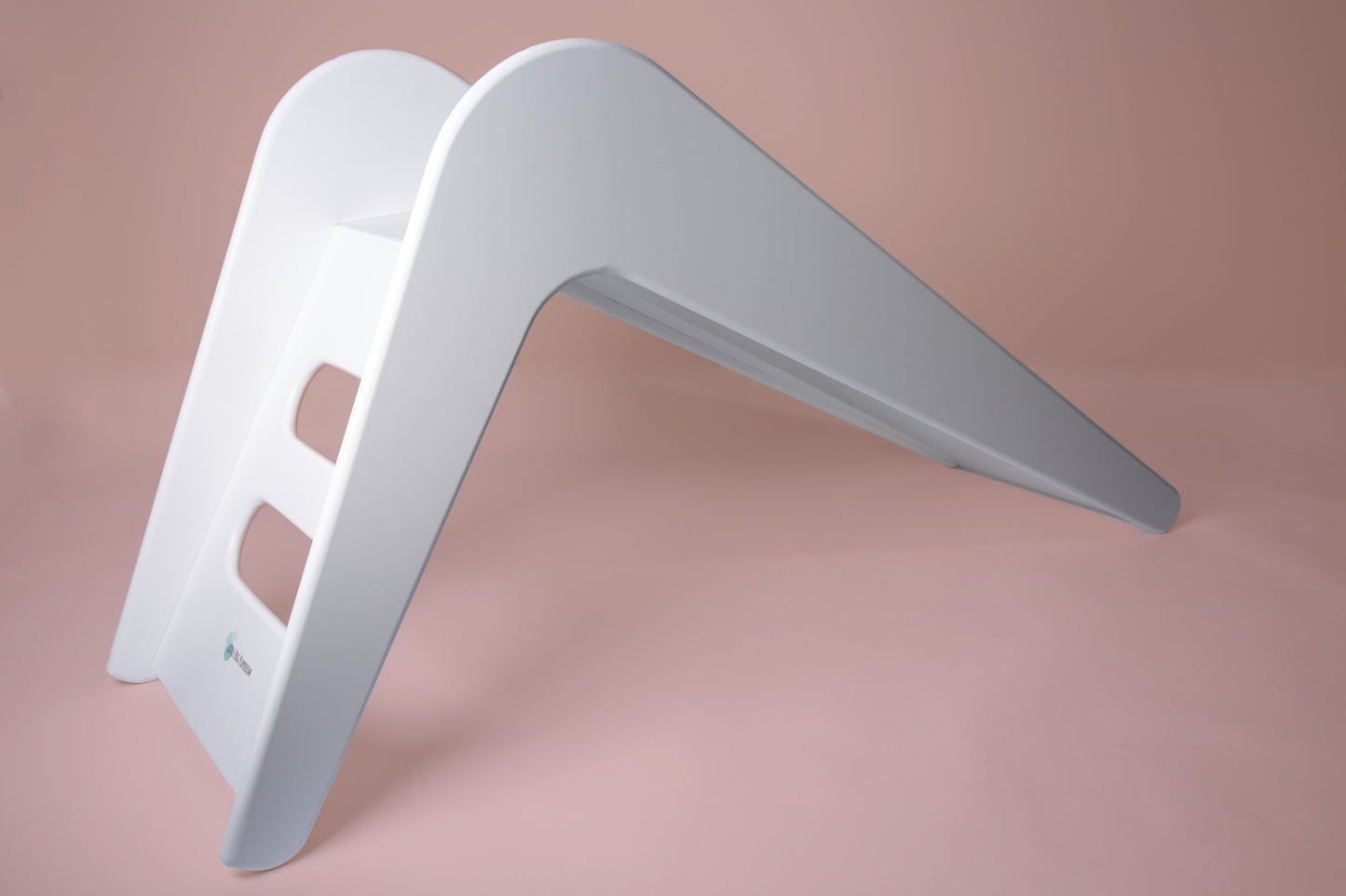 Timeless White Wooden Indoor Slide