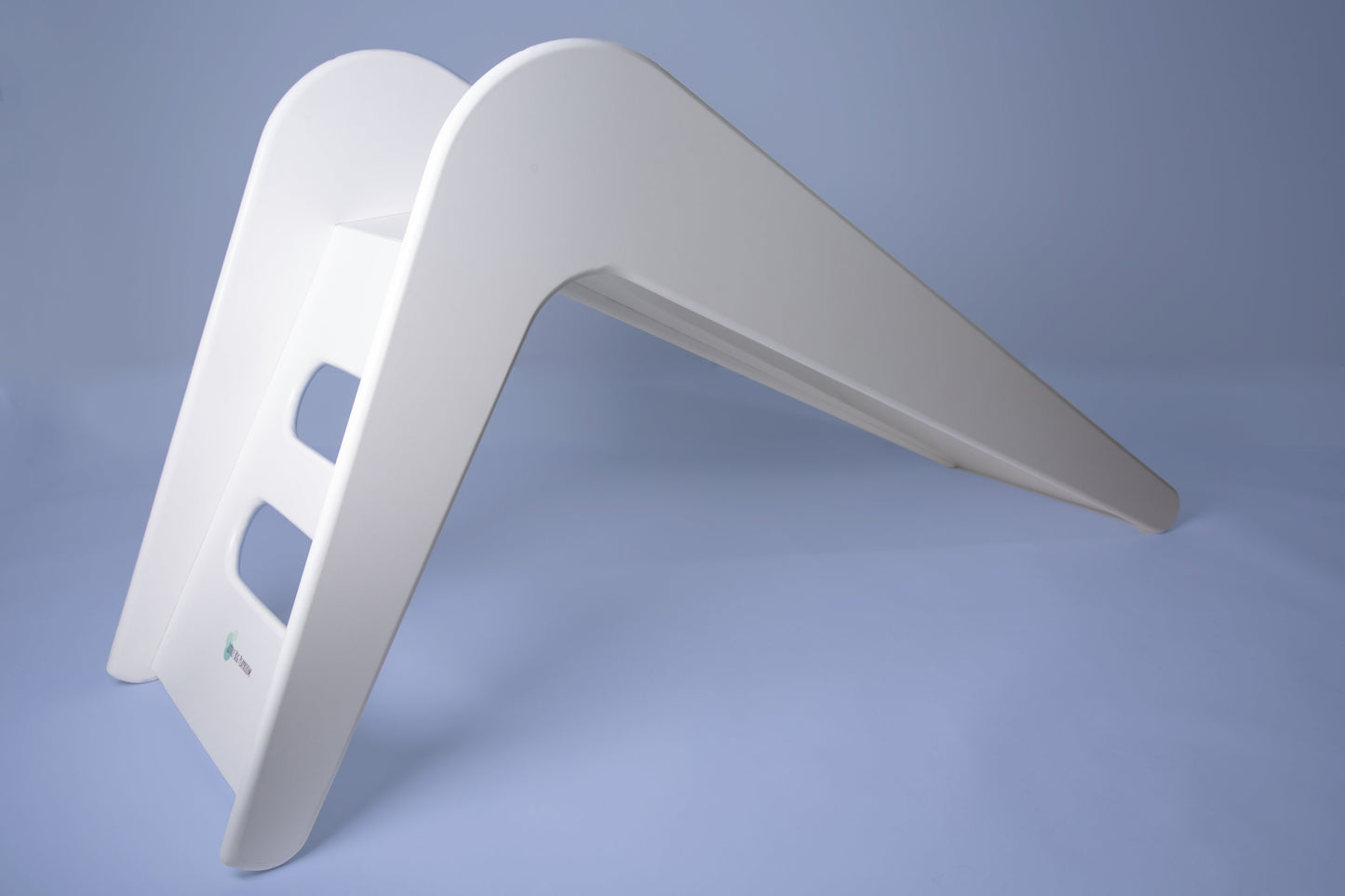 Timeless White Wooden Indoor Slide