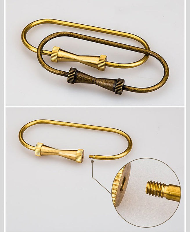 Brass Screw Keychain