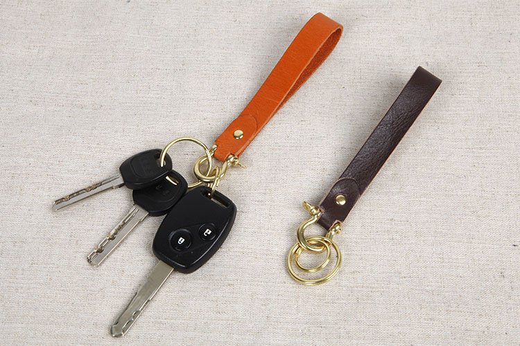 Handcrafted Ultra-Strong Leather Keychain