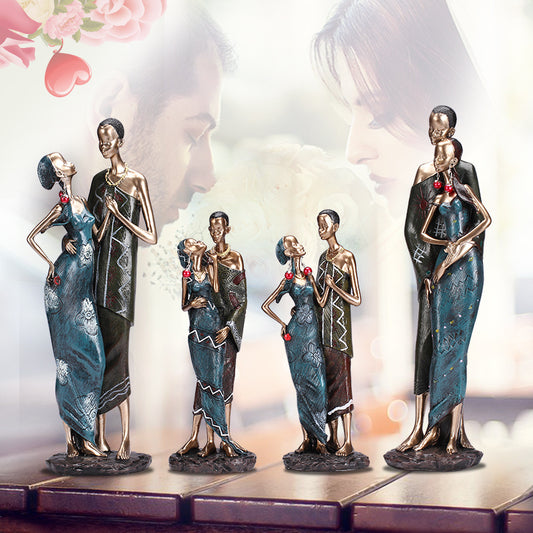 Couple figure decorations