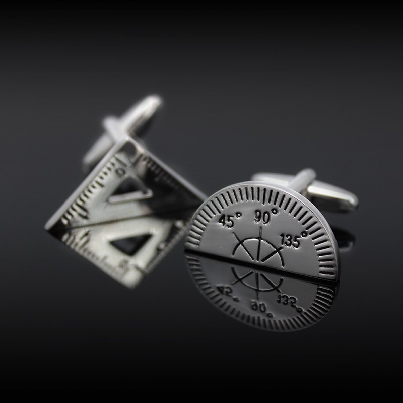 Triangle & Protractor Cufflinks