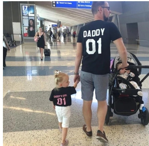 Daddy Daughter Matching Tshirt