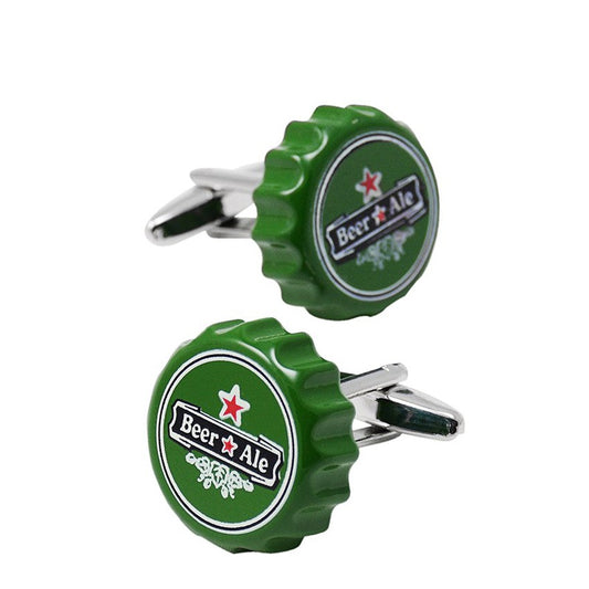 Beer Bottle Cap Cufflinks