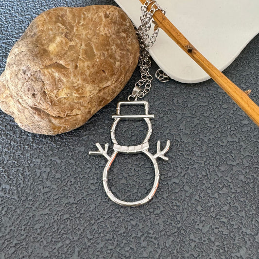 Personalized Snowman Earrings And Pendant Fashion Simple Christmas