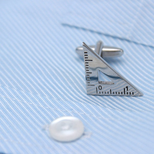Triangle & Protractor Cufflinks