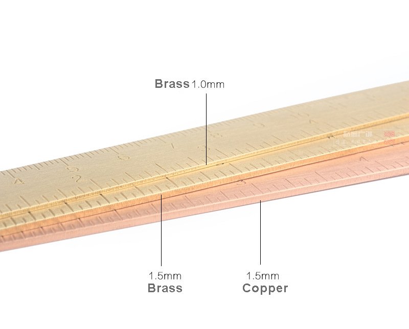 15CM Brass Ruler