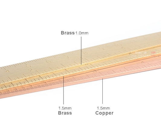 15CM Brass Ruler