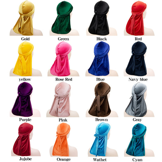 Velvet Long Tail Durag