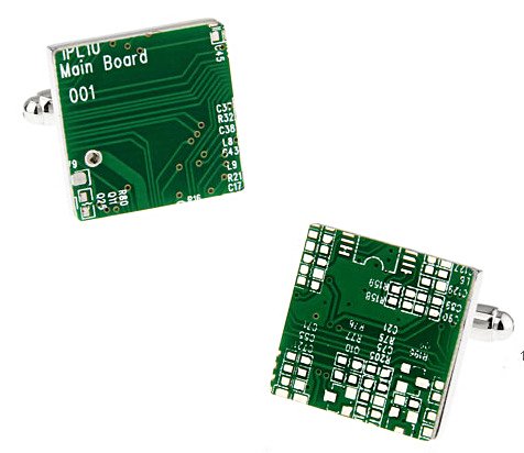 Circuit Board Cufflinks