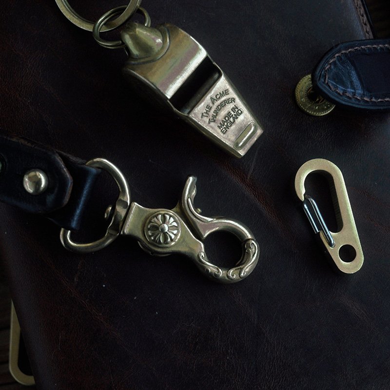 EDC Brass Keychain