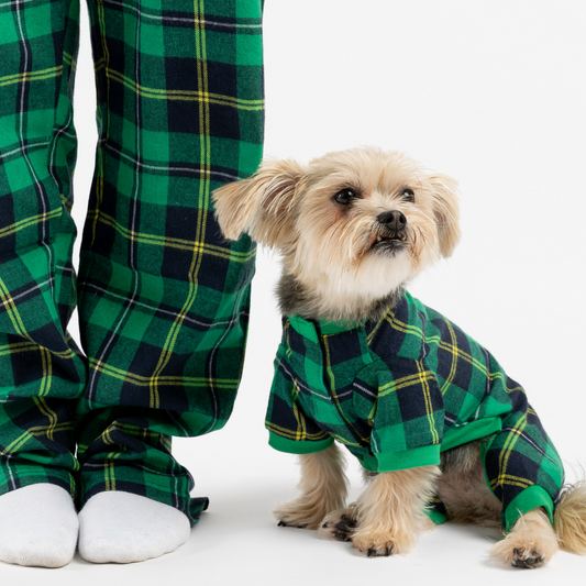 Plaid Pajamas – Green & Black Cozy