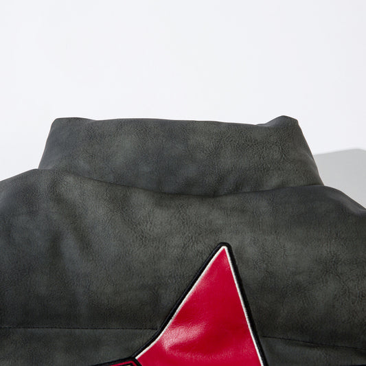 High Street Vibe All-match Embroidery Cotton Coat Jacket