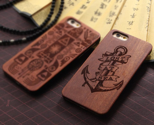 Wood Anchor iPhone Case