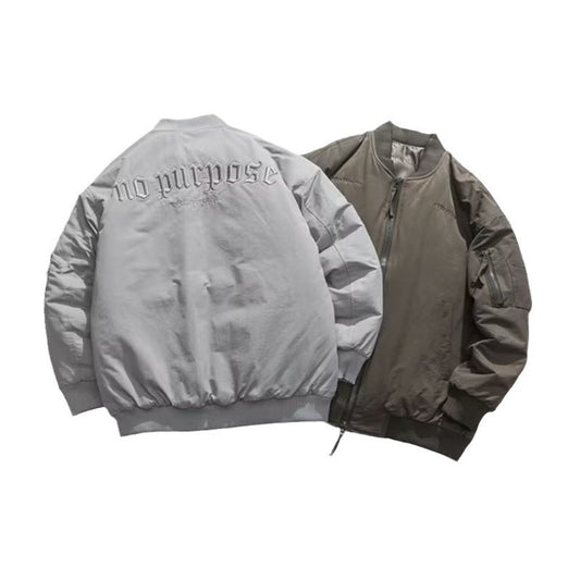 Winter Embroidery Letters Jacket