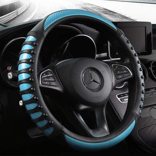 Leather Silicone Steering Wheel Cover