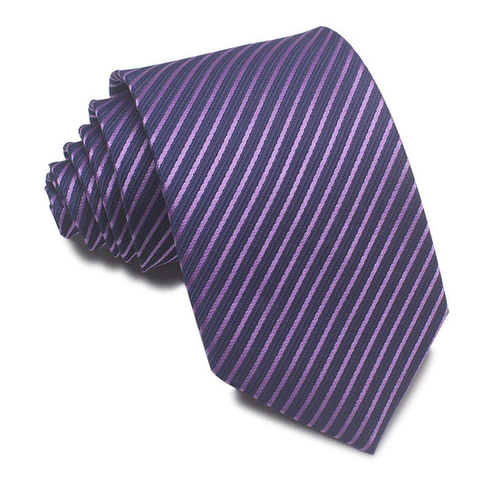 8CM Striped Tie Men's Business Formal