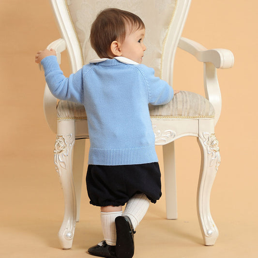 WolliNest™ – Knitted Wool Blend Sweater for Kids