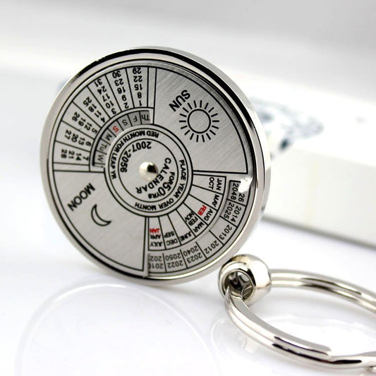 50 Years Calendar Keychain