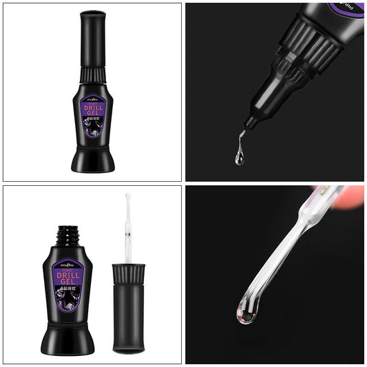 Nail Art Gem Adhesive Kit Rhinestone Glue Set