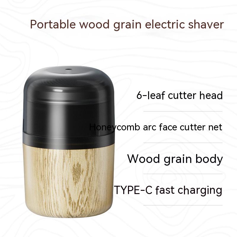 Compact Men's Electric Shaver Portable Rechargeable Cordless Beard
