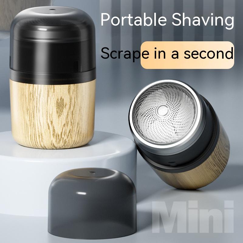 Compact Men's Electric Shaver Portable Rechargeable Cordless Beard