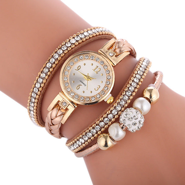 Elegant Ladies Metal Timepiece