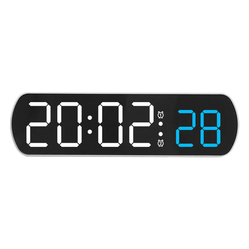 Smart Digital Clock With Time, Temp, And Seconds Display