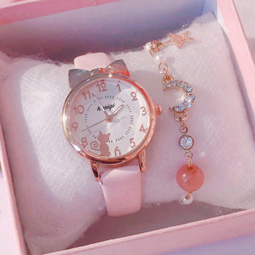 Glowing indicator style digital timepiece