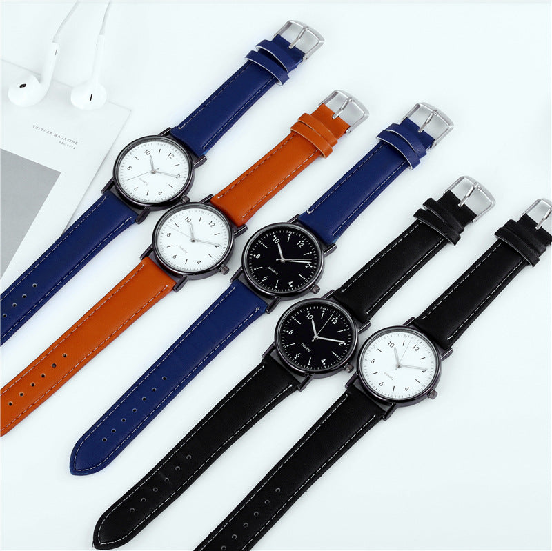 Glowing timepiece battery-operated wristwatch