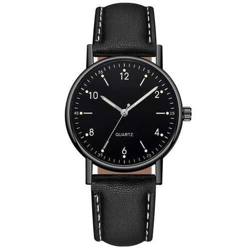 Glowing timepiece battery-operated wristwatch