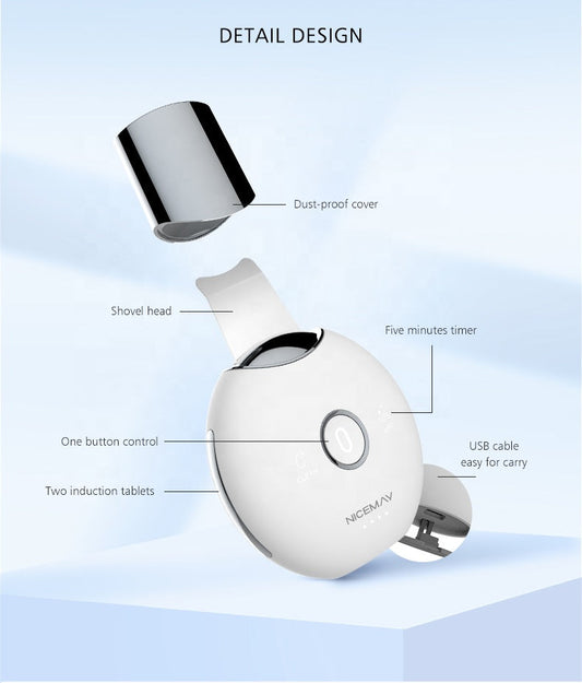 Pore cleansing and exfoliation at-home skincare device