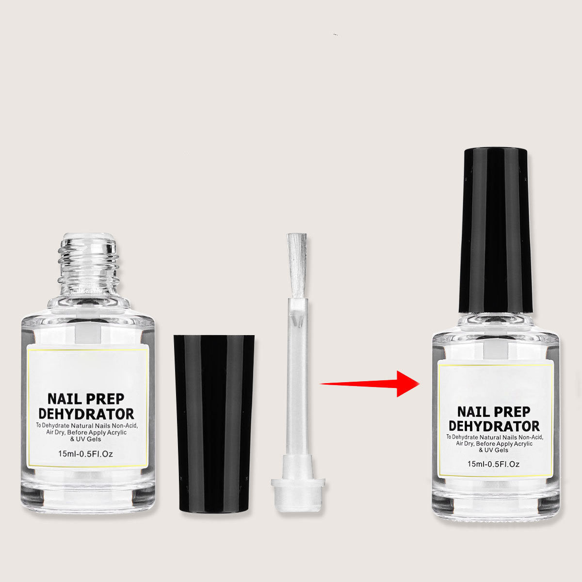 Fast Dry Gentle Dehydrator 15ml Nail Kit