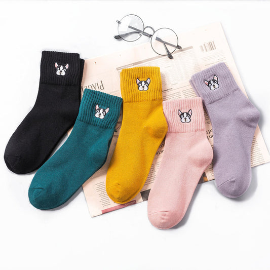 Autumn winter thick socks for women cotton sock