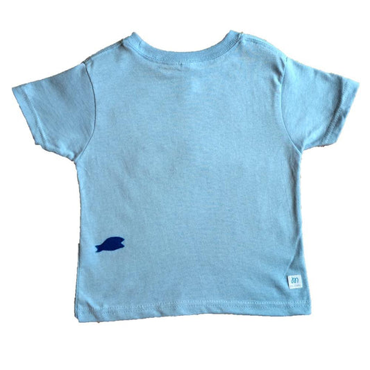 Kids T-shirt - Shark + Fish - mi cielo x Matthew Langille