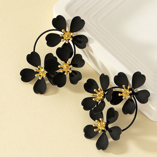 Fashion Personality Retro Flower Earrings For Women