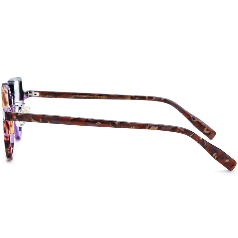 New Round Triangle Glasses Frame For Men And Women