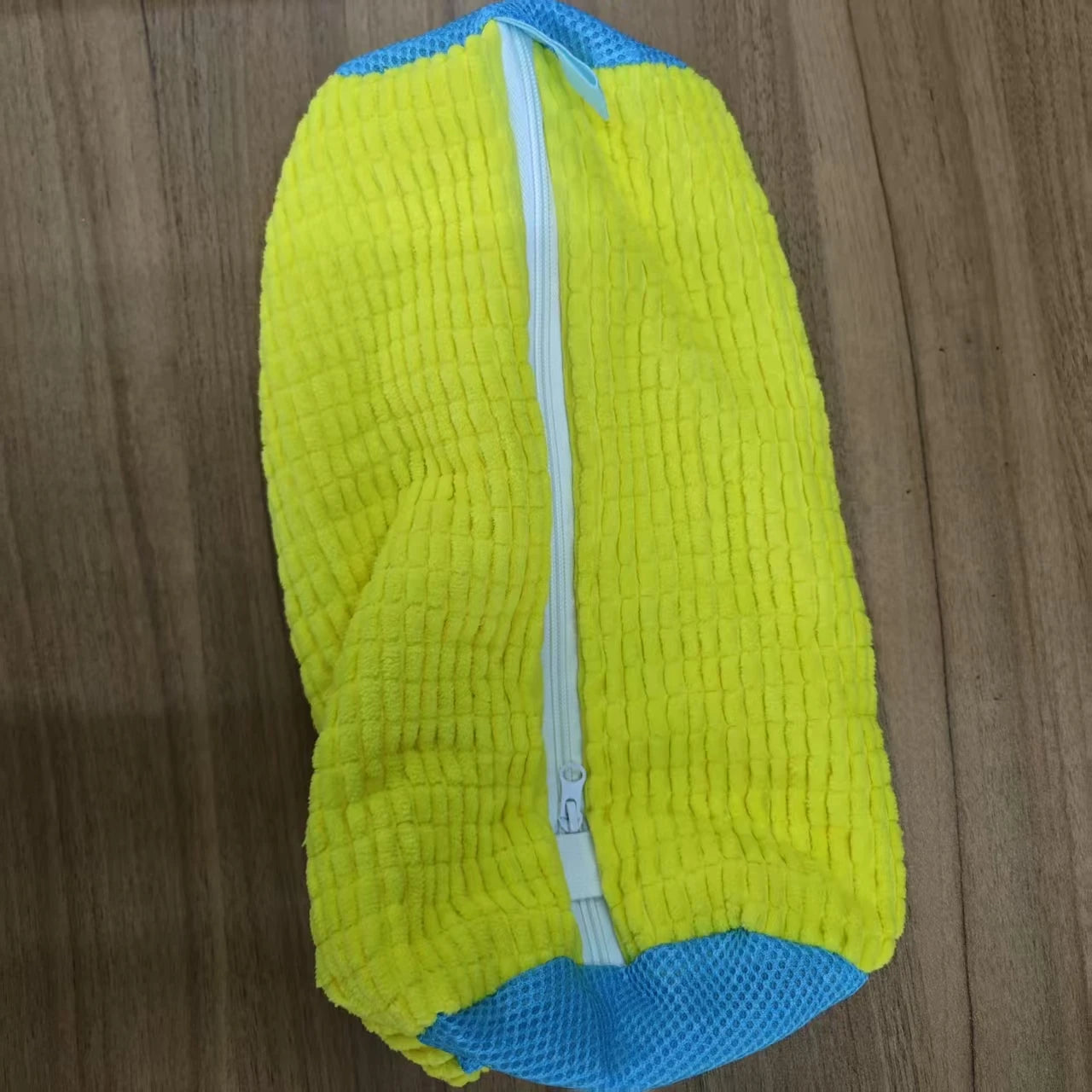 Durable Shoe Washing Machine Bag for All Shoe Types-Yellow with Blue