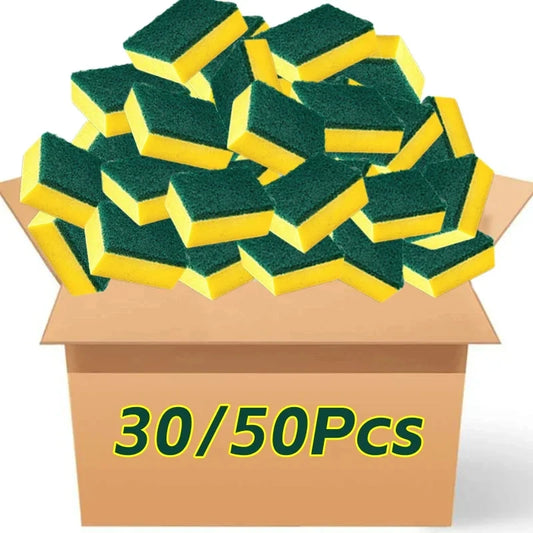 Highly absorbent double-sided sponge magic cleaning pot rust sponge