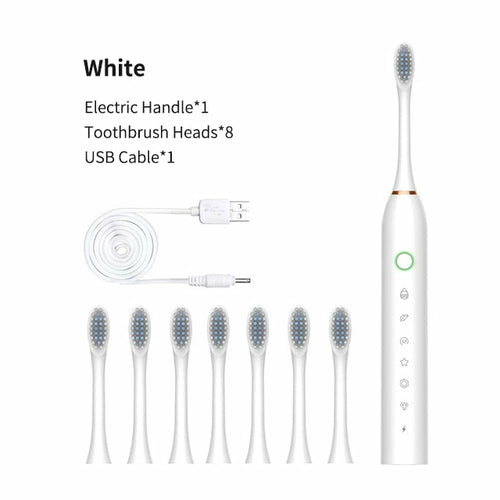 Smart Electric Sonic Toothbrush Rechargeable Electronic Teeth Brush